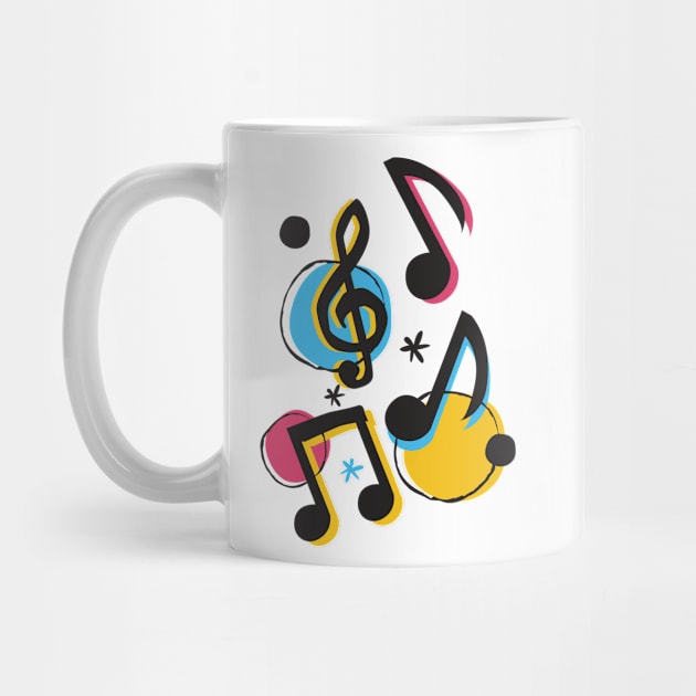 Music melody icons by ABCSHOPDESIGN